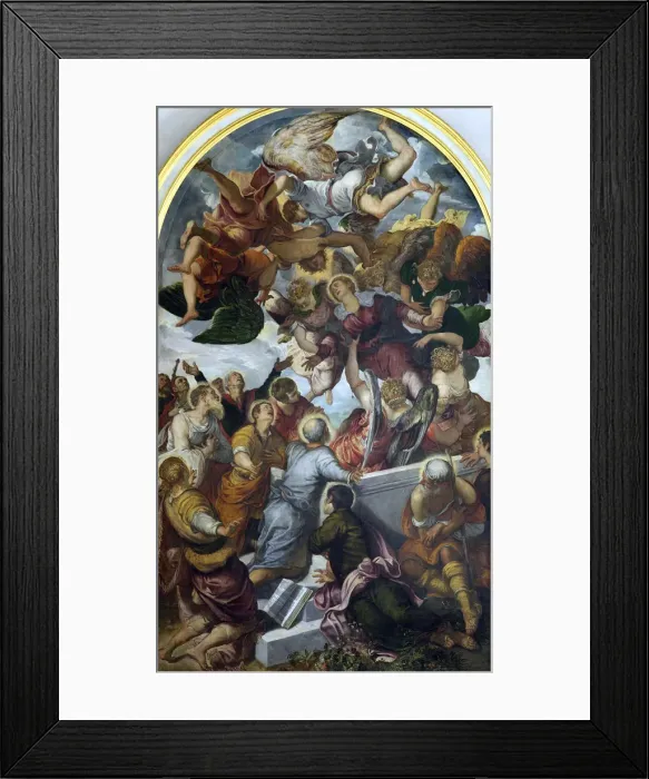 Framed Print : The Assumption of the Blessed Virgin Mary, c1554. Artist: Jacopo Tintoretto Framed Print : The Assumption of the Blessed Virgin Mary, c1554. Artist: Jacopo Tintoretto