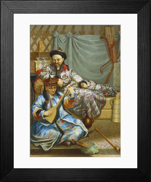 Framed Print : Buryats, 1862 Framed Print : Buryats, 1862