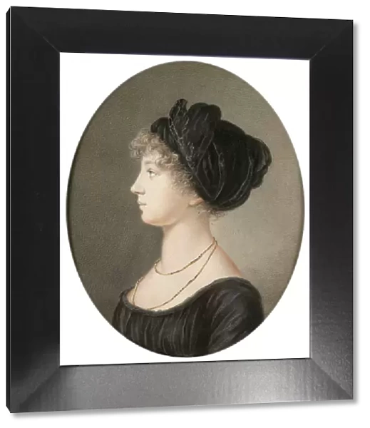 Tsarina Elizabeth Alexeievna of Russia, 1824. Artist: Jean-Henri Benner