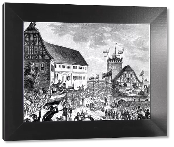 The Wartburg festival, Germany, 12 June 1848