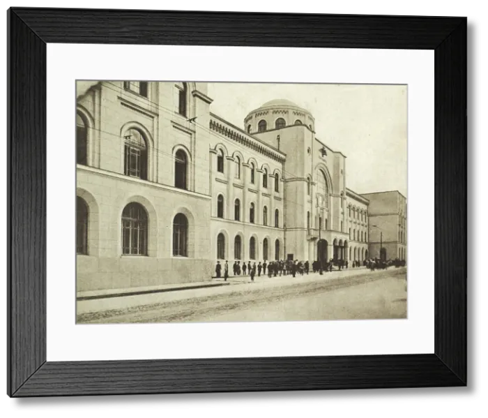 Framed Print : Central Post Office, Myasnitskaya Street, Moscow, Russia, 1912 Framed Print : Central Post Office, Myasnitskaya Street, Moscow, Russia, 1912