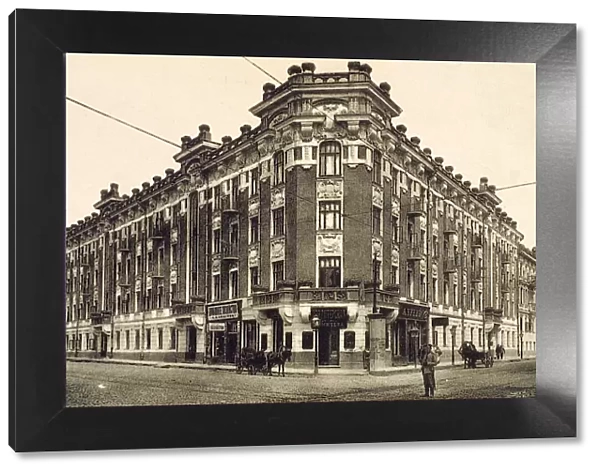 Zubovskaya Square, Moscow, Russia, 1912