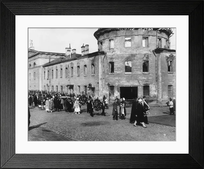 Framed Print : Funeral procession of the poet Alexander Blok, Petrograd, Russia, 10 August 1921 Framed Print : Funeral procession of the poet Alexander Blok, Petrograd, Russia, 10 August 1921