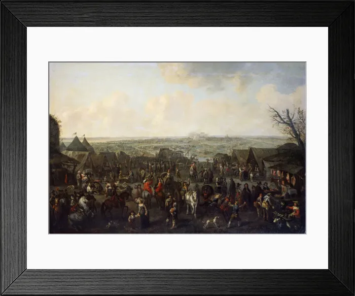 Framed Print : The Siege of a Town, 1660. Artist: Adam Frans van der Meulen Framed Print : The Siege of a Town, 1660. Artist: Adam Frans van der Meulen