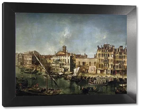 View of the Canal Grande from the Fondamenta Del Vin, 1736-1737. Artist: Michele Marieschi