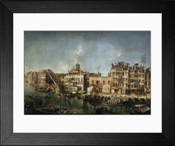 Framed Print : View of the Canal Grande from the Fondamenta Del Vin, 1736-1737. Artist: Michele Marieschi Framed Print : View of the Canal Grande from the Fondamenta Del Vin, 1736-1737. Artist: Michele Marieschi