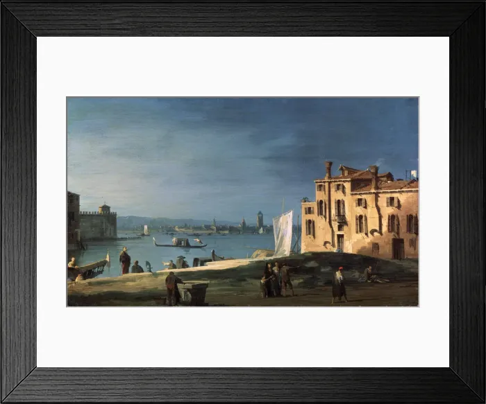 Framed Print : View of Murano from the Island San Pietro di Castello, 18th century. Artist: Canaletto Framed Print : View of Murano from the Island San Pietro di Castello, 18th century. Artist: Canaletto
