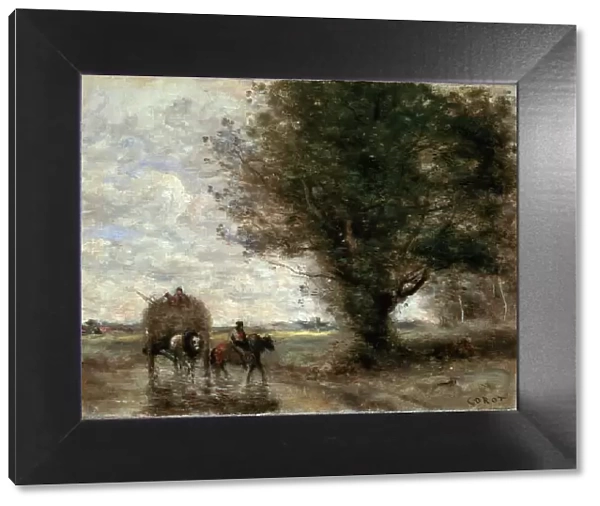 The Haycart, 1865-1870. Artist: Jean-Baptiste-Camille Corot