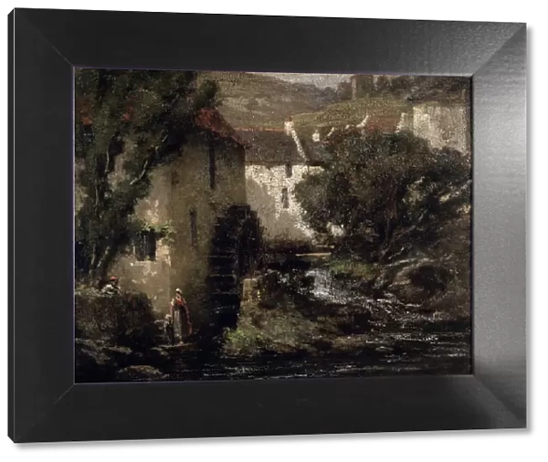Water Mill, 19th century. Artist: Gustave Courbet