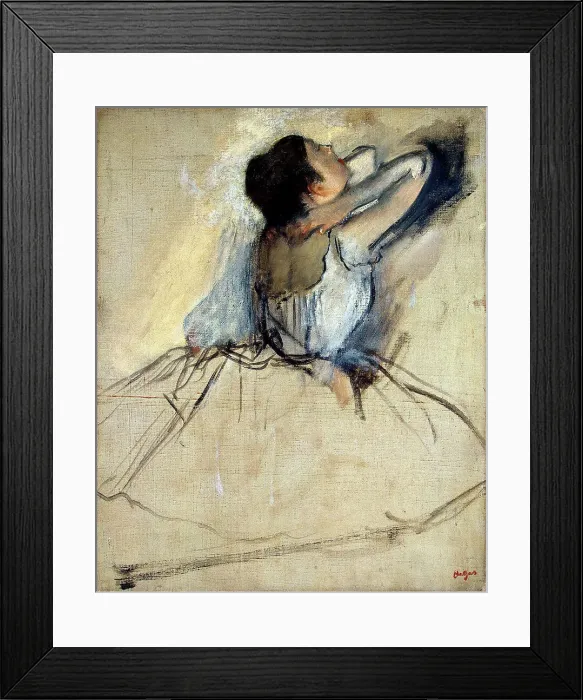Framed Print : Dancer, c1874. Artist: Edgar Degas Framed Print : Dancer, c1874. Artist: Edgar Degas
