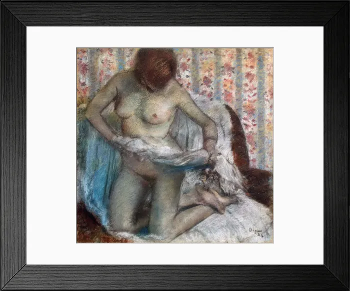 Framed Print : Toilet of a Woman, 1884. Artist: Edgar Degas Framed Print : Toilet of a Woman, 1884. Artist: Edgar Degas