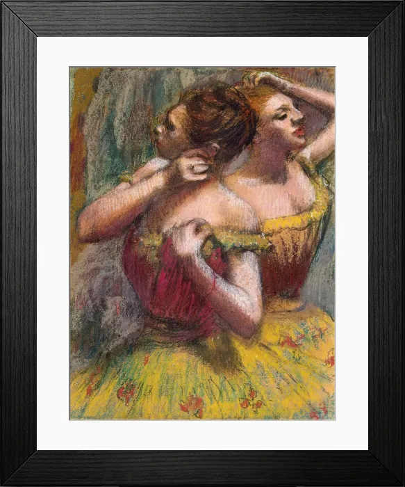 Framed Print : Two Dancers, 1898-1899. Artist: Edgar Degas Framed Print : Two Dancers, 1898-1899. Artist: Edgar Degas