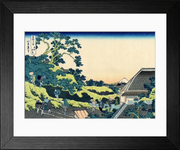 Framed Print : Sundai in Edo (from a Series 36 Views of Mount Fuji), 1830-1833. Artist: Hokusai Framed Print : Sundai in Edo (from a Series 36 Views of Mount Fuji), 1830-1833. Artist: Hokusai