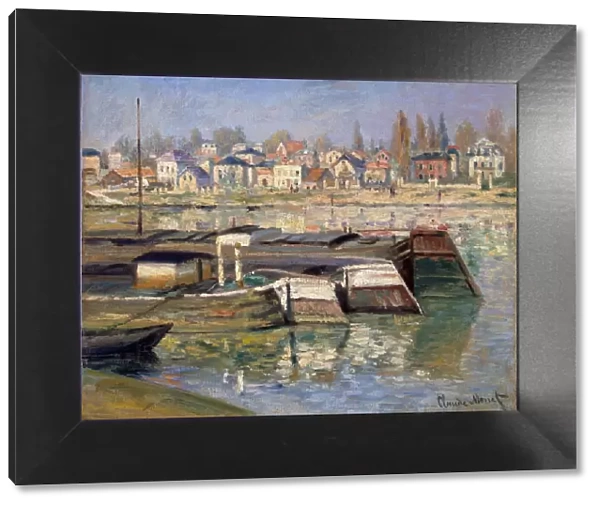 Seine at Asnieres, 1873. Artist: Claude Monet