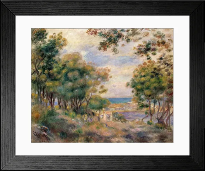 Framed Print : Landscape at Beaulieu, 1899. Artist: Pierre-Auguste Renoir Framed Print : Landscape at Beaulieu, 1899. Artist: Pierre-Auguste Renoir