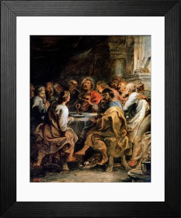 Framed Print : The Last Supper, c1630-1631. Artist: Peter Paul Rubens Framed Print : The Last Supper, c1630-1631. Artist: Peter Paul Rubens