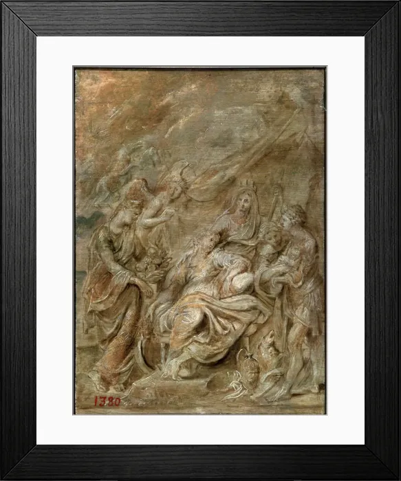Framed Print : Birth of the Dauphin, Louis XIII, 1622. Artist: Peter Paul Rubens Framed Print : Birth of the Dauphin, Louis XIII, 1622. Artist: Peter Paul Rubens