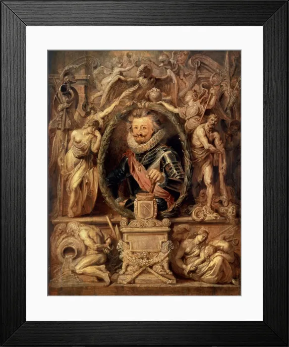 Framed Print : Portrait of Charles Bonaventure de Longueval, Comte de Bucquoy, (1571-1621), 1621. Artist: Peter Paul Rubens Framed Print : Portrait of Charles Bonaventure de Longueval, Comte de Bucquoy, (1571-1621), 1621. Artist: Peter Paul Rubens