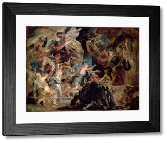 Framed Print : The Death of Henry IV and the Proclamation of the Regency, 1622. Artist: Peter Paul Rubens Framed Print : The Death of Henry IV and the Proclamation of the Regency, 1622. Artist: Peter Paul Rubens