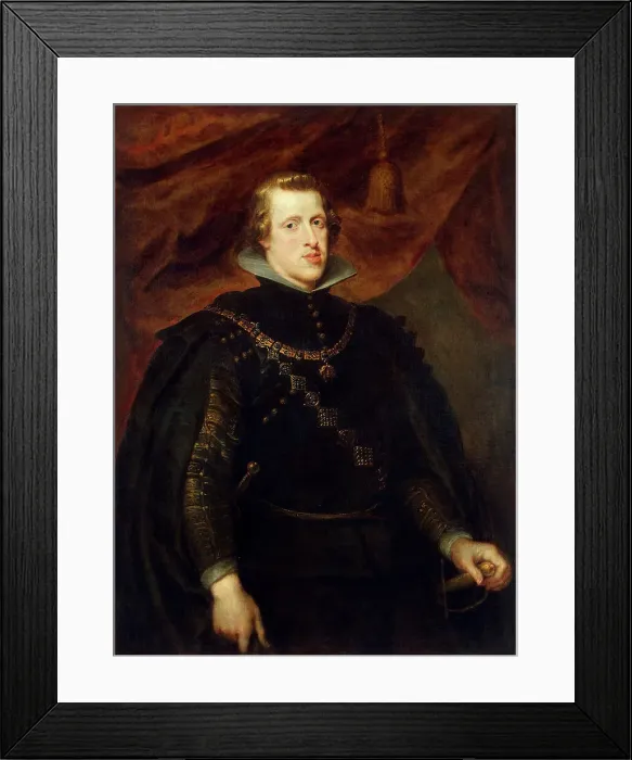 Framed Print : Portrait of King Philip IV of Spain, of the Spanish Netherlands and King of Portugal, c1628-1629. Artist: Peter Paul Rubens Framed Print : Portrait of King Philip IV of Spain, of the Spanish Netherlands and King of Portugal, c1628-1629. Artist: Peter Paul Rubens