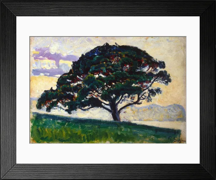 Framed Print : Large Pine, Saint-Tropez, 1892-1893. Artist: Paul Signac