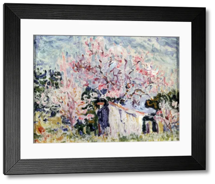 Framed Print : Spring in Provence, 1903. Artist: Paul Signac Framed Print : Spring in Provence, 1903. Artist: Paul Signac