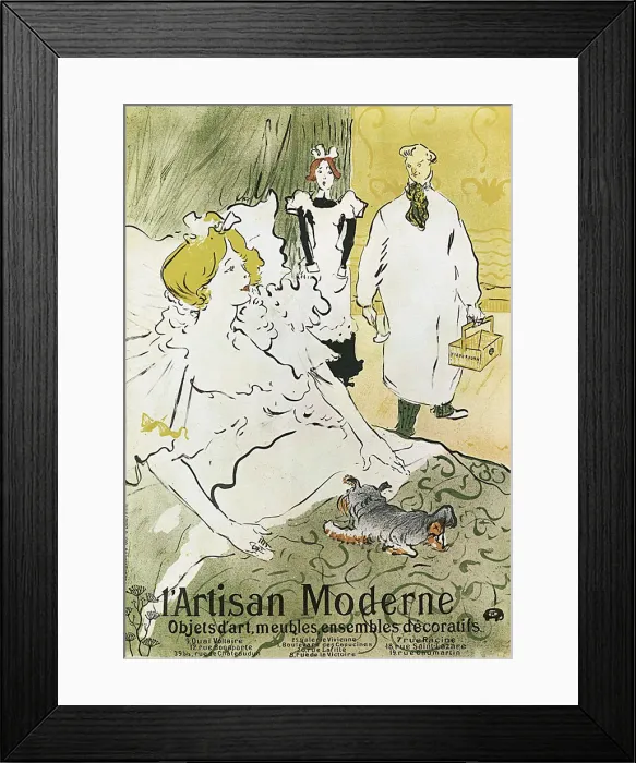 Framed Print : Qui, L Artisan Moderne, 1894. Artist: Henri de Toulouse-Lautrec Framed Print : Qui, L Artisan Moderne, 1894. Artist: Henri de Toulouse-Lautrec