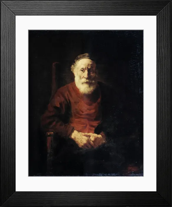 Framed Print : Portrait of an old man in Red, 1652-1654. Artist: Rembrandt Harmensz van Rijn Framed Print : Portrait of an old man in Red, 1652-1654. Artist: Rembrandt Harmensz van Rijn
