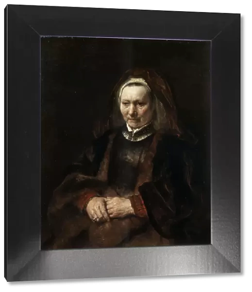 Portrait of an Elderly Woman, 1650-1652. Artist: Rembrandt Harmensz van Rijn