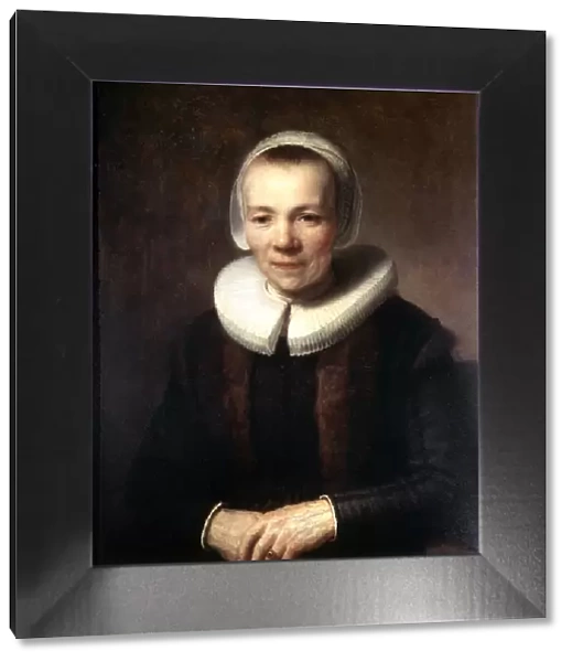 Portrait of Baartje Martens-Doomer, c1640. Artist: Rembrandt Harmensz van Rijn