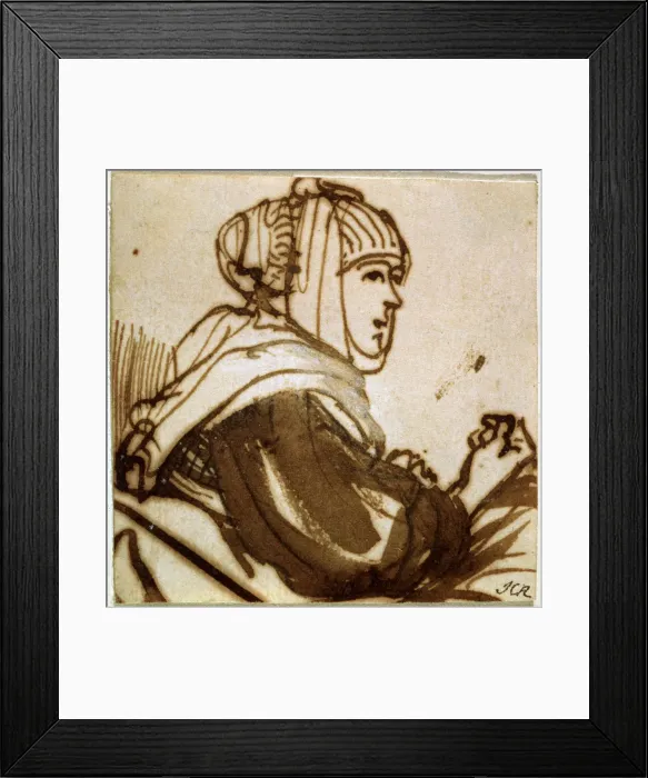 Framed Print : Saskia, 1633-1634. Artist: Rembrandt Harmensz van Rijn Framed Print : Saskia, 1633-1634. Artist: Rembrandt Harmensz van Rijn
