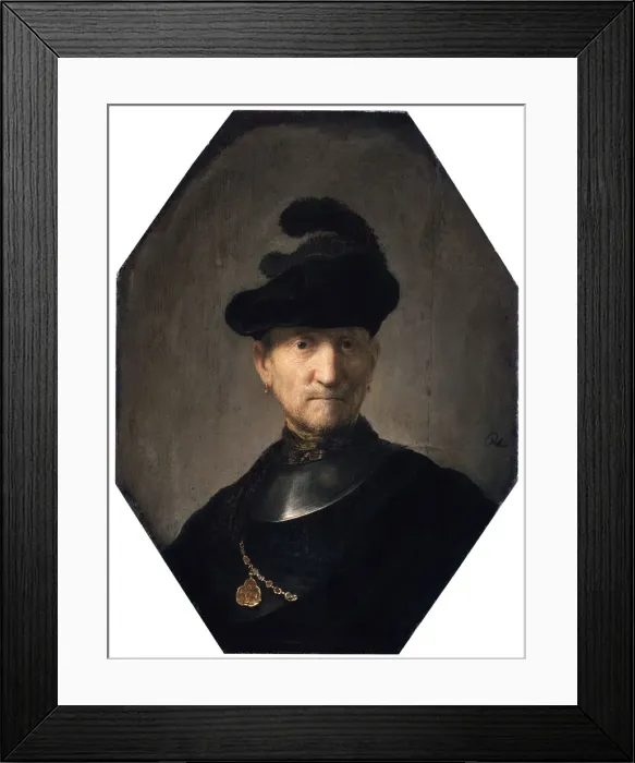 Framed Print : Portrait of an Old Warrior, c1629-1630. Artist: Rembrandt Harmensz van Rijn Framed Print : Portrait of an Old Warrior, c1629-1630. Artist: Rembrandt Harmensz van Rijn