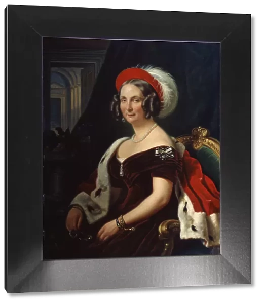 Portrait of Queen Frederica of Hanover, (1778-1841), 19th century. Artist: Franz Kruger