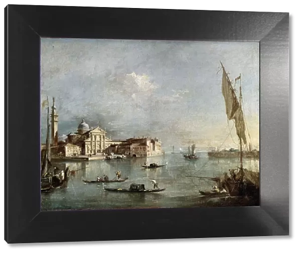 View of the San Giorgio Maggiore Island, between 1765 and 1775. Artist: Francesco Guardi