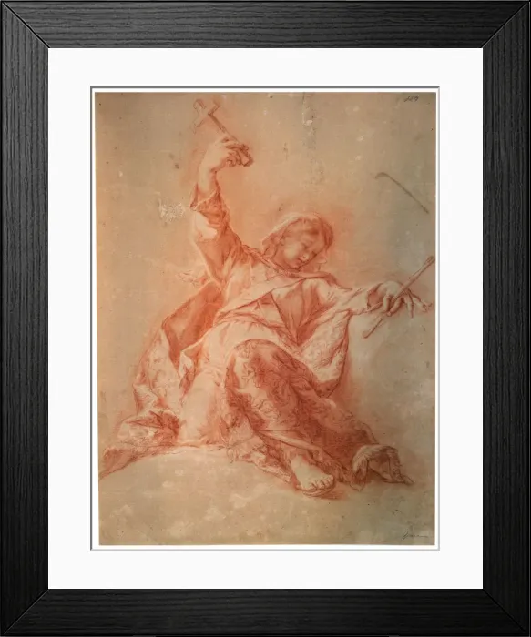 Framed Print : Allegory of the Faith, 18th century. Artist: Jacopo Guarana Framed Print : Allegory of the Faith, 18th century. Artist: Jacopo Guarana