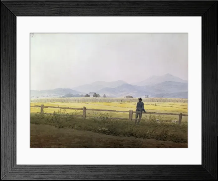 Framed Print : Landscape, early 19th century. Artist: Caspar David Friedrich Framed Print : Landscape, early 19th century. Artist: Caspar David Friedrich