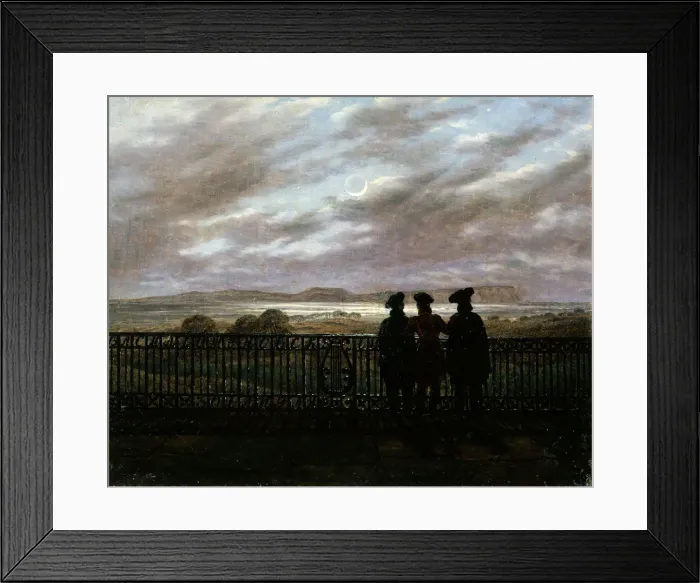 Framed Print : The Poets V. A. Zhukovsky, S. I. Turgenev and A. I. Turgenev, end 1820s. Artist: Caspar David Friedrich Framed Print : The Poets V. A. Zhukovsky, S. I. Turgenev and A. I. Turgenev, end 1820s. Artist: Caspar David Friedrich