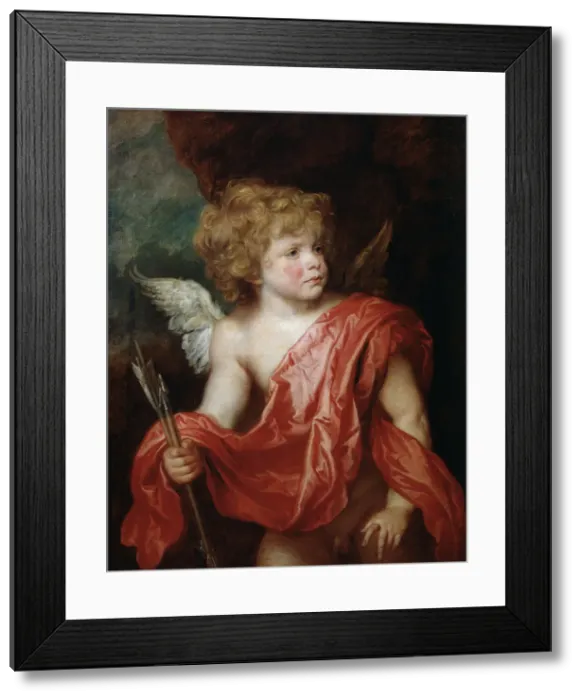 Framed Print : Cupid, early 17th century. Artist: Anthony van Dyck Framed Print : Cupid, early 17th century. Artist: Anthony van Dyck