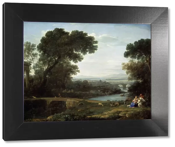 Landscape with the Rest on the Flight into Egypt (Midday), 1661. Artist: Claude Lorrain