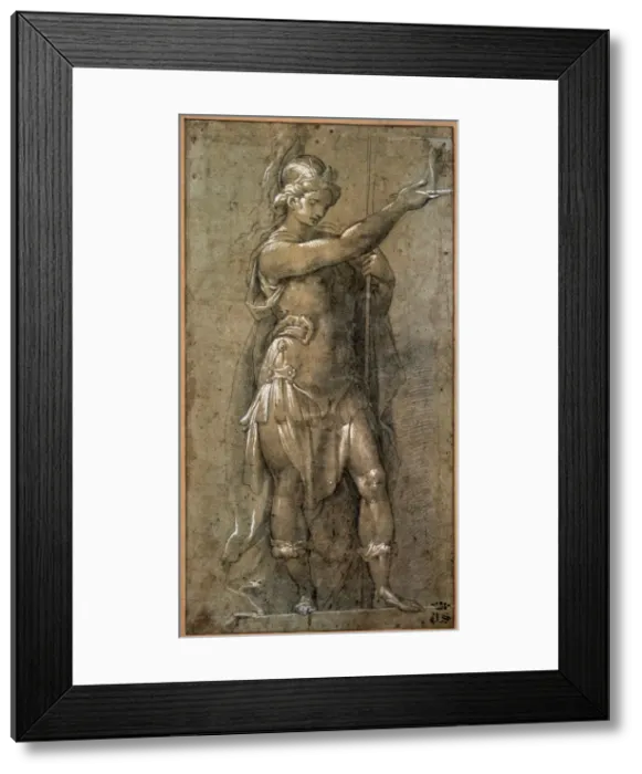 Framed Print : Minerva, early 17th century. Artist: Giovanni Battista Crespi Framed Print : Minerva, early 17th century. Artist: Giovanni Battista Crespi