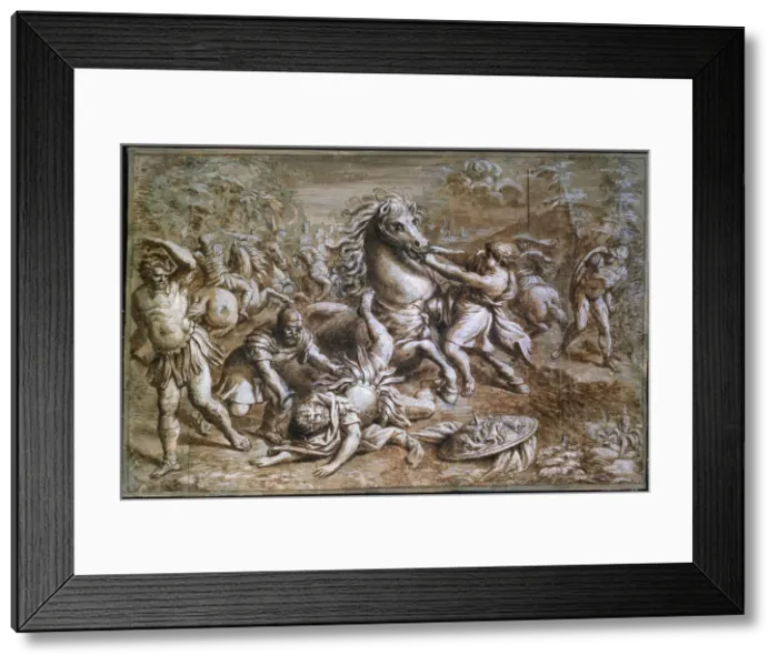Framed Print : The Conversion of Saint Paul, 17th century. Artist: Pietro da Cortona Framed Print : The Conversion of Saint Paul, 17th century. Artist: Pietro da Cortona