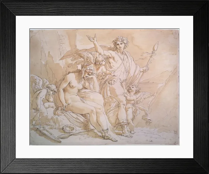 Framed Print : Bacchus and Ariadne, 1780s. Artist: Giuseppe Cades Framed Print : Bacchus and Ariadne, 1780s. Artist: Giuseppe Cades