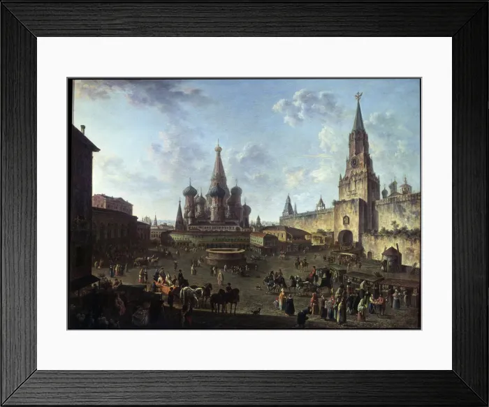 Framed Print : The Red Square in Moscow, 1801. Artist: Fyodor Yakovlevich Alexeev Framed Print : The Red Square in Moscow, 1801. Artist: Fyodor Yakovlevich Alexeev