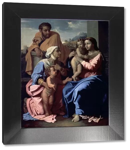 The Holy Family with John the Baptist and Saint Elizabeth, 1644-1655. Artist: Nicolas Poussin