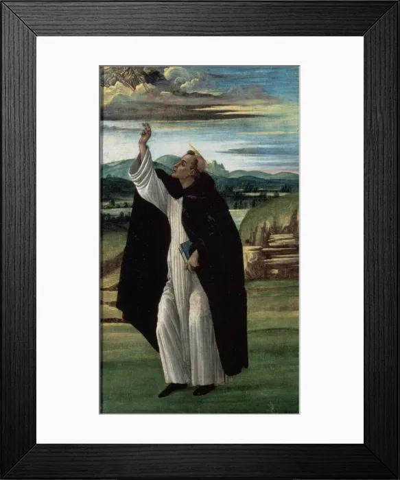 Framed Print : Saint Dominic, 1490s. Artist: Sandro Botticelli Framed Print : Saint Dominic, 1490s. Artist: Sandro Botticelli