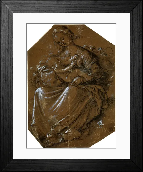 Framed Print : Virgin and Child, c1500-1545. Artist: Hans Baldung Framed Print : Virgin and Child, c1500-1545. Artist: Hans Baldung