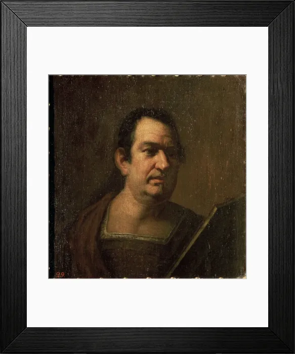 Framed Print : Portrait of a Man, c. 17th century. Artist: Luca Giordano Framed Print : Portrait of a Man, c. 17th century. Artist: Luca Giordano