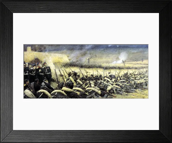 Framed Print : Before the Offensive. Near Pleven, 1877-1878. Artist: Vasily Vereshchagin Framed Print : Before the Offensive. Near Pleven, 1877-1878. Artist: Vasily Vereshchagin