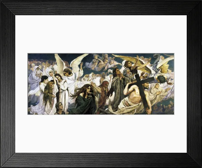 Framed Print : Before the Paradise, (Left part), 1885-1896. Artist: Viktor Mihajlovic Vasnecov Framed Print : Before the Paradise, (Left part), 1885-1896. Artist: Viktor Mihajlovic Vasnecov