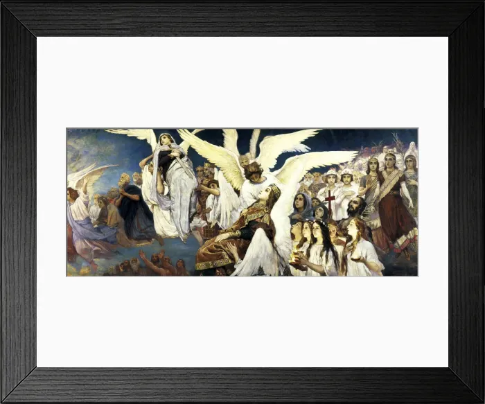 Framed Print : Before the Paradise, (Right part), 1885-1896. Artist: Viktor Mihajlovic Vasnecov Framed Print : Before the Paradise, (Right part), 1885-1896. Artist: Viktor Mihajlovic Vasnecov